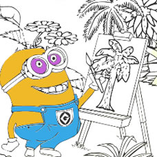 Minions Coloring Book II