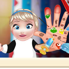 Baby Elsa Hand Doctor