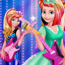 Elsa And Anna Royals Rock Dress